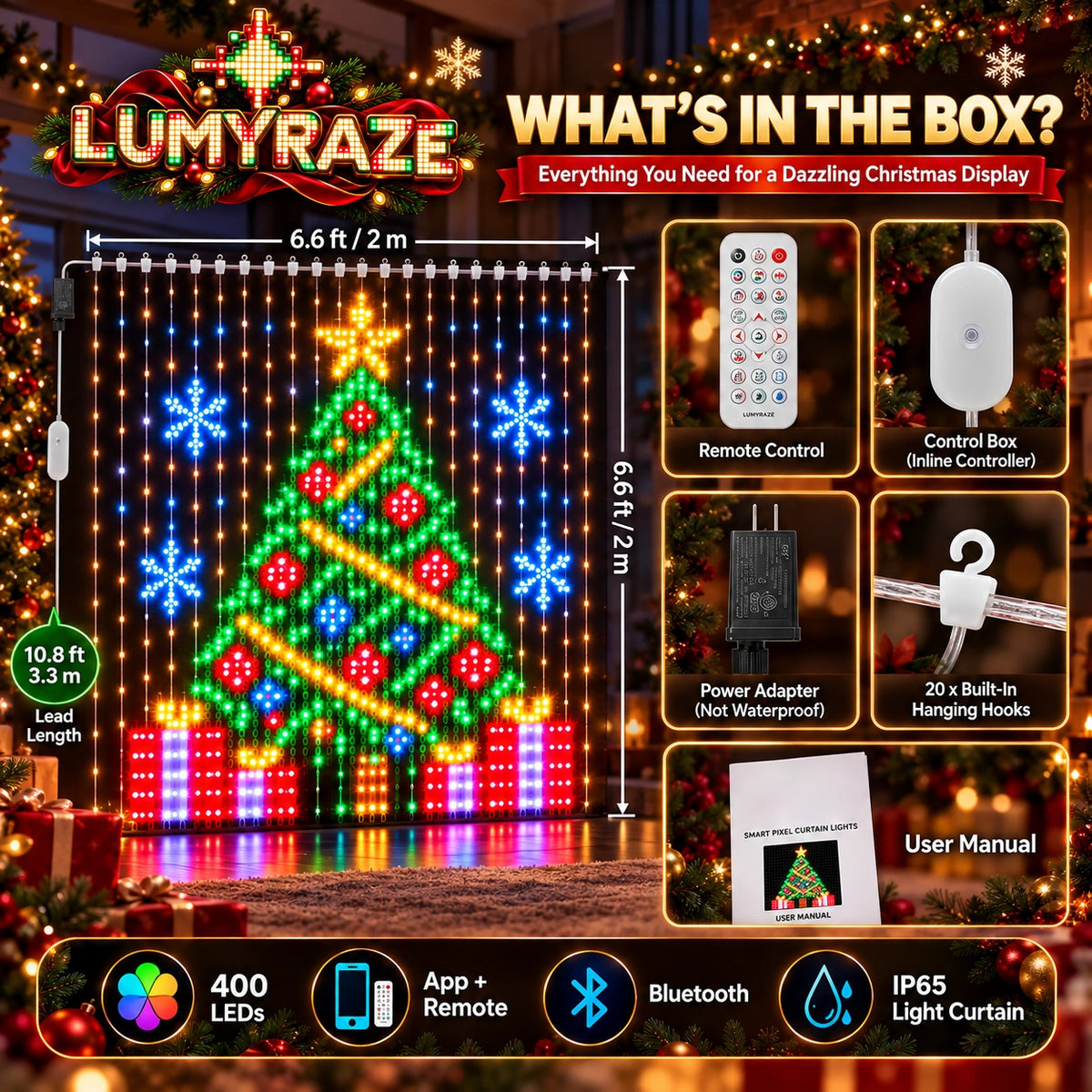LUMYRAZE box contents and dimensions